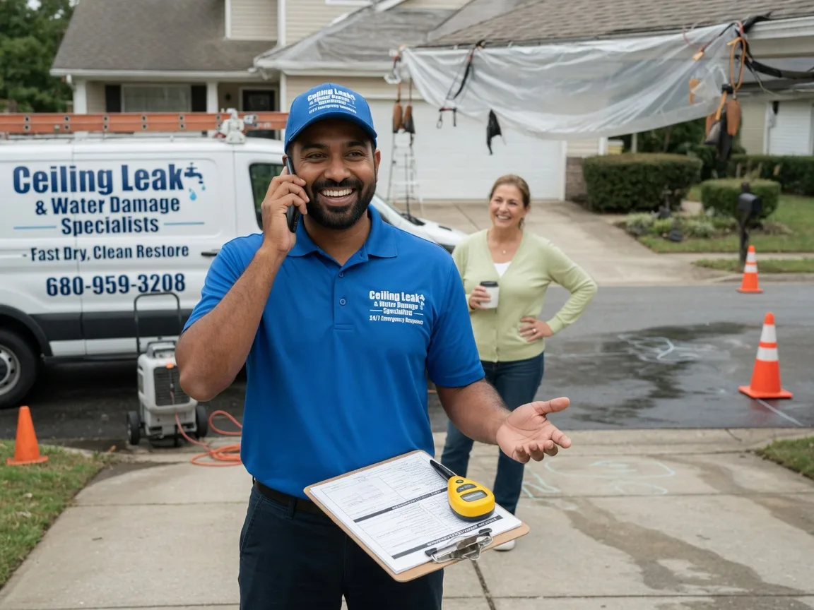 Ceiling Leak Cleanup Bob White, WV FAQs